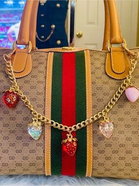 Strawberry Bag Charm